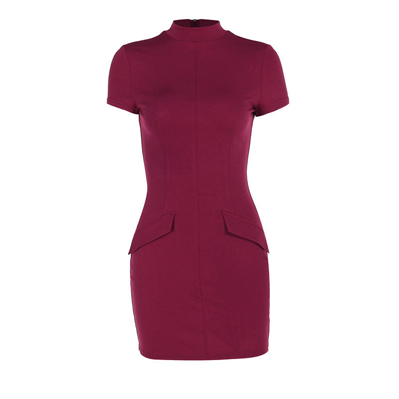 Malia Bodycon Cuff Sleeve Mini Dress