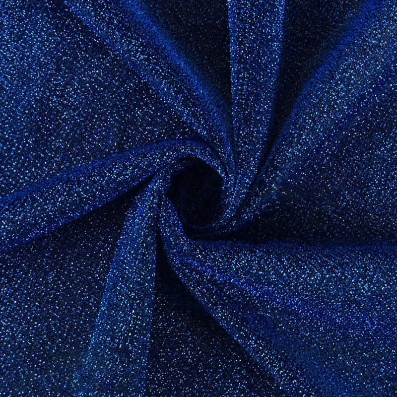 Reina Sleeveless Rhinestone Embellished Glitter Gown