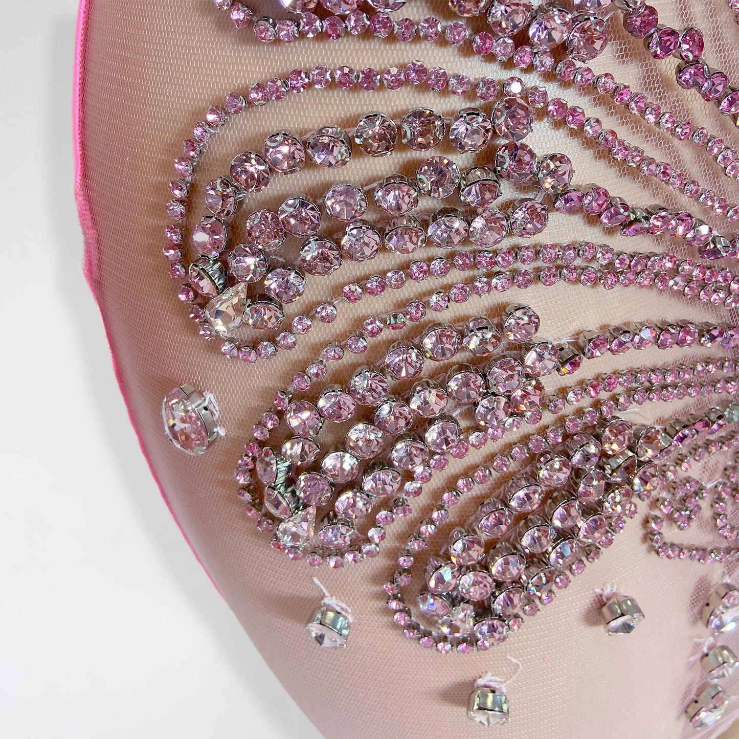 Skylar Beaded Rhinestone Mini Dress