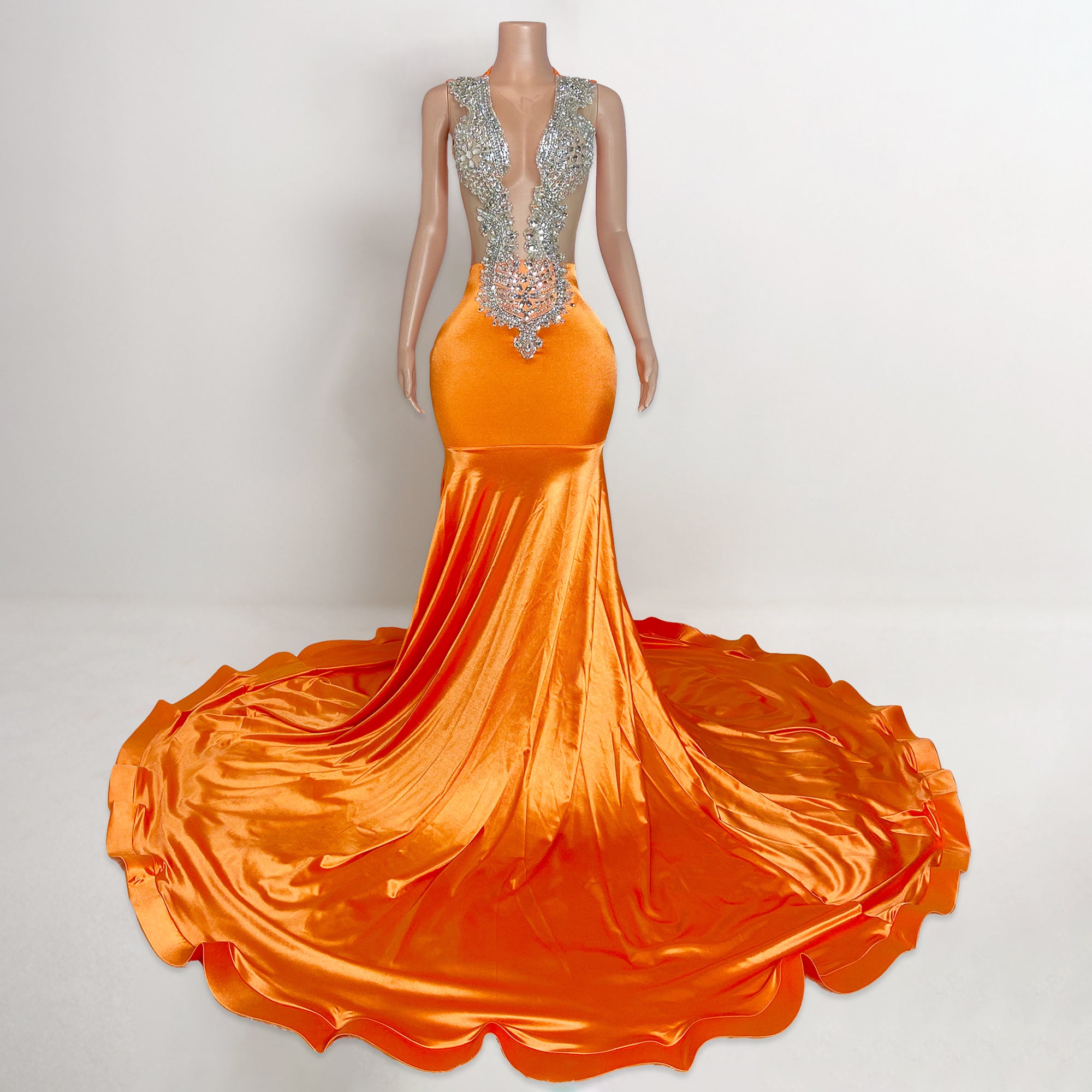 Embellished bodice gown main image 0