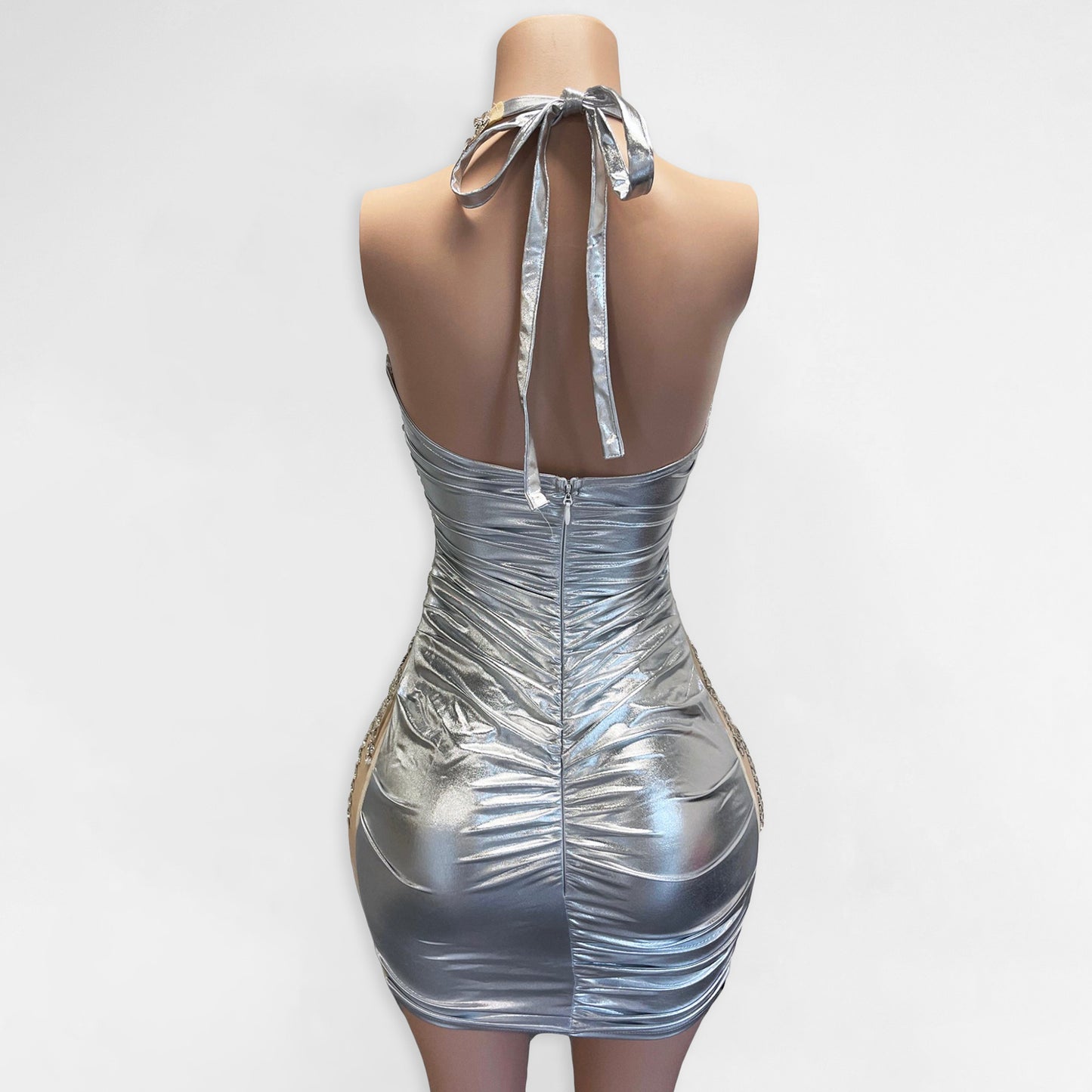 As Seen on Britney Spears | The Britney Rhinestone Beaded Mini Dress