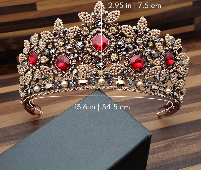 Glitzy Bling Rhinestone Crystal Flower Tiara Crown