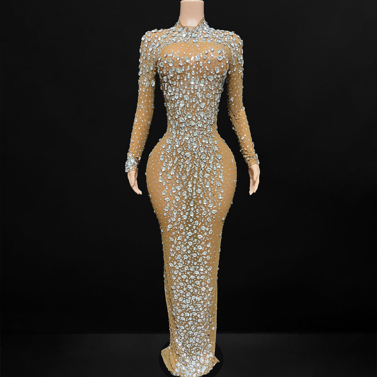 Rhinestone Crystal Dress V2 – BOUGIE GLITTER