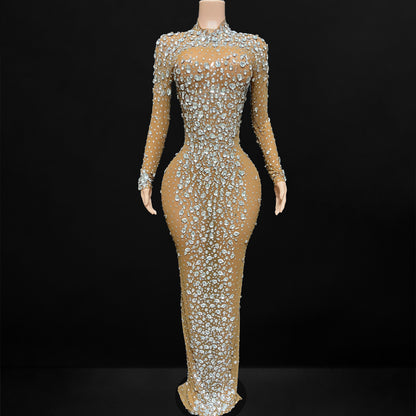 Ready to Ship | Rhinestone Crystal Dress V2