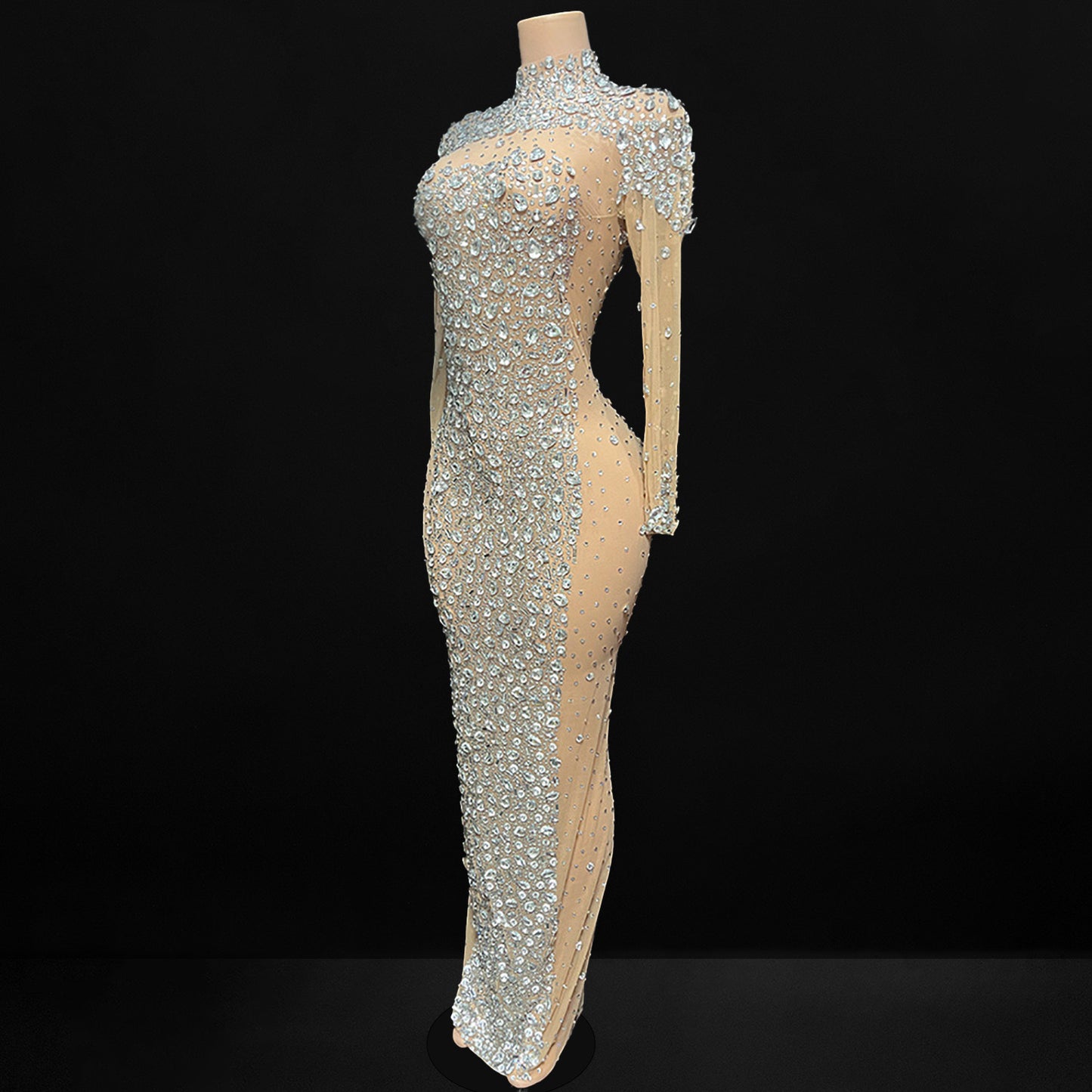 Rhinestone Crystal Dress V2