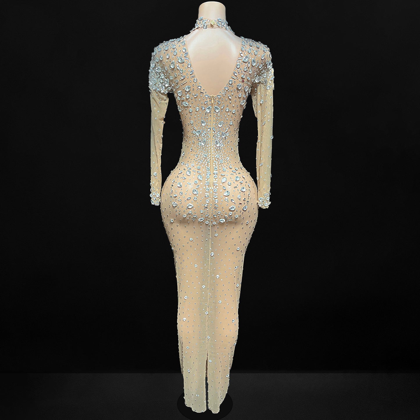 Ready to Ship | Rhinestone Crystal Dress V2