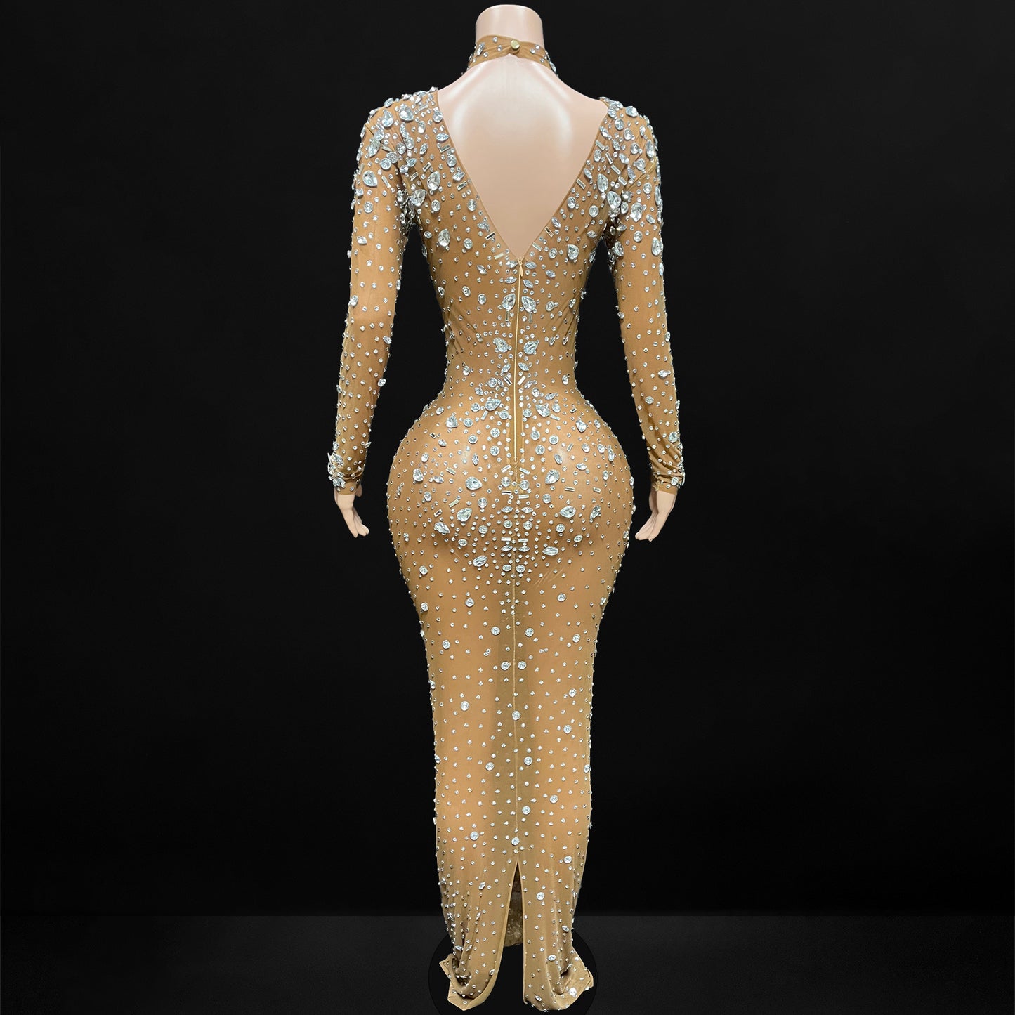 Ready to Ship | Rhinestone Crystal Dress V2