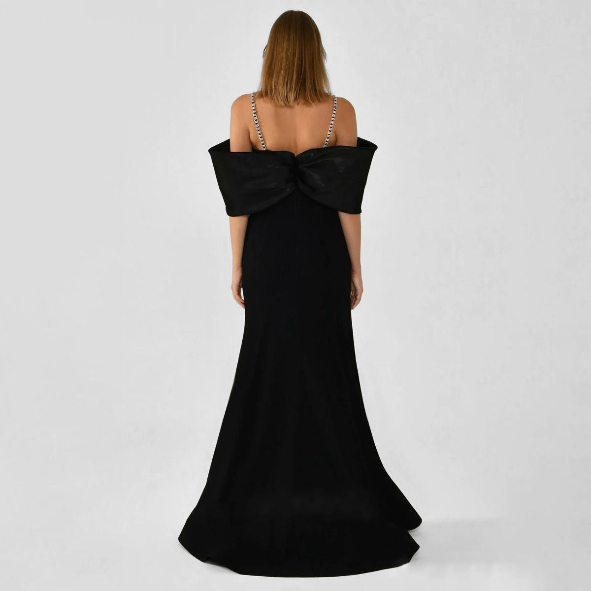 Isabella Exaggerated Bow Evening Gown