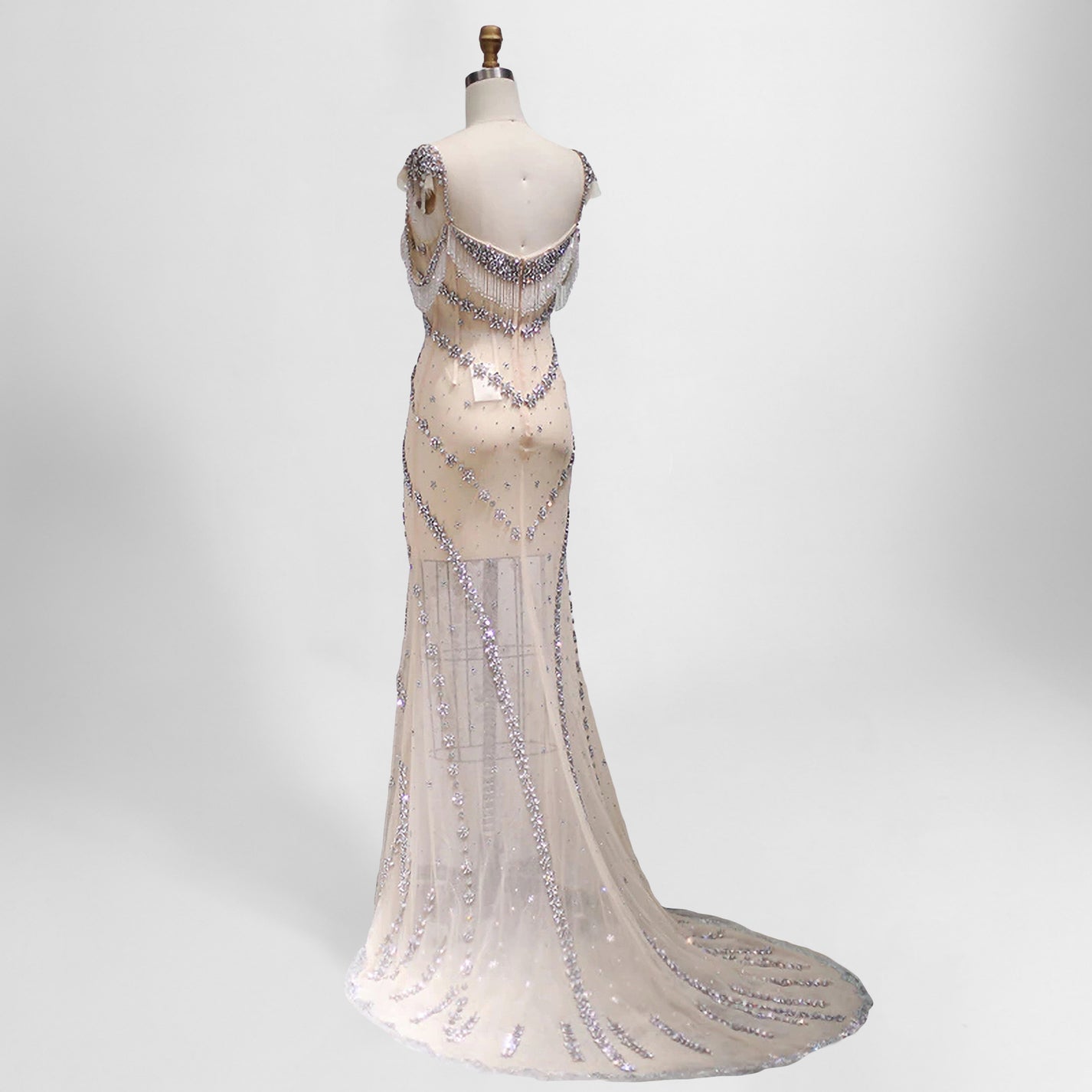 The Metallic Tassel Gown
