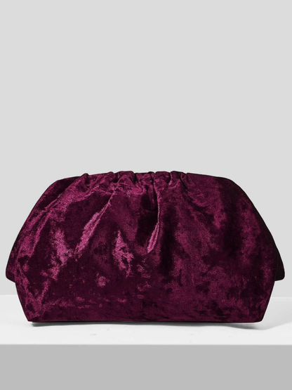 Multicolor Sequin Velvet Clutch Bag