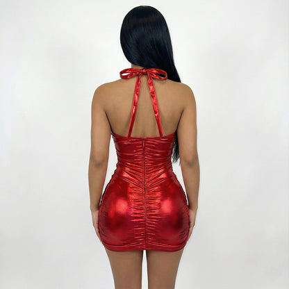 Isla Beaded Rhinestone Mini Dress V2