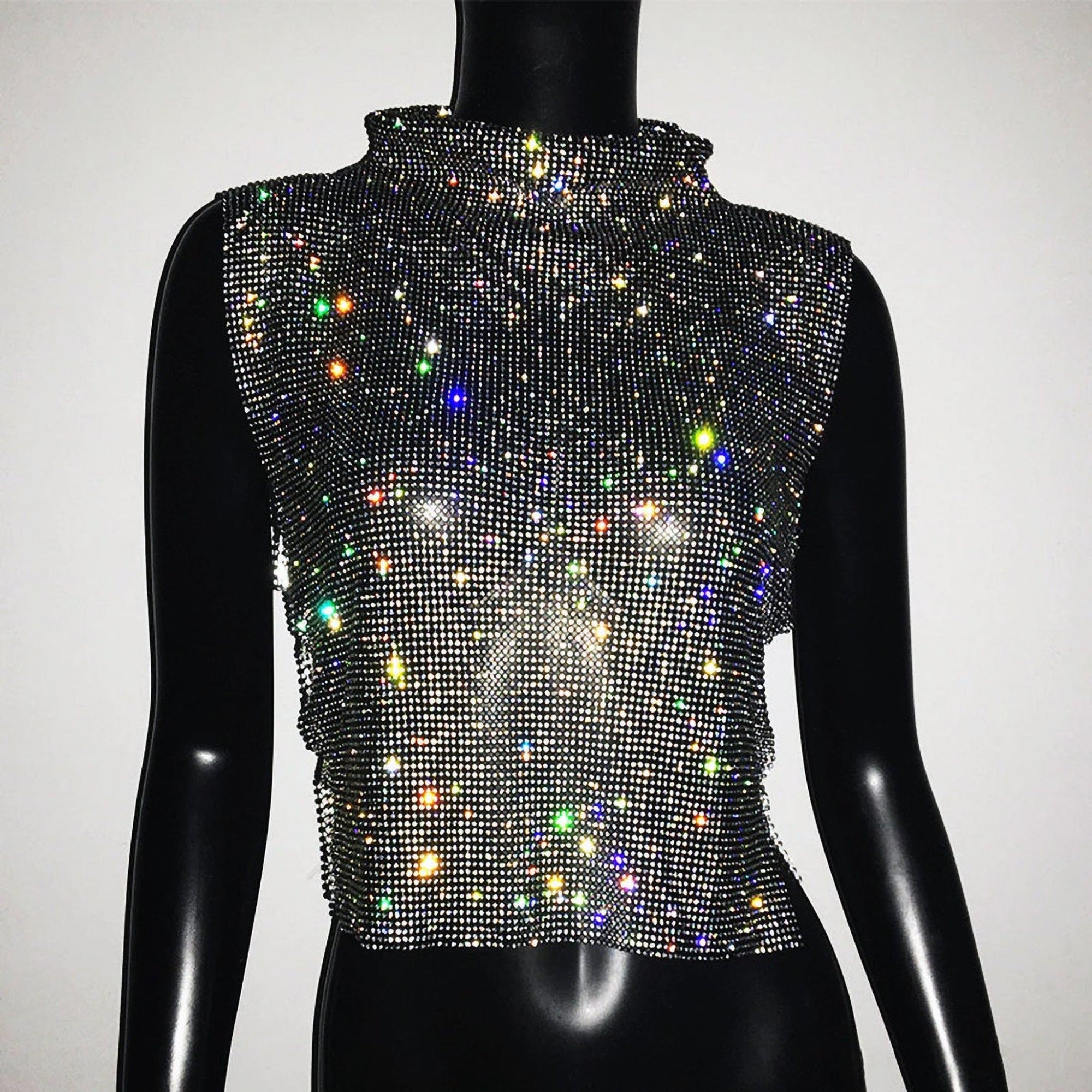 Shine Bright Like a Diamond Chainmail Crop Top – BOUGIE GLITTER