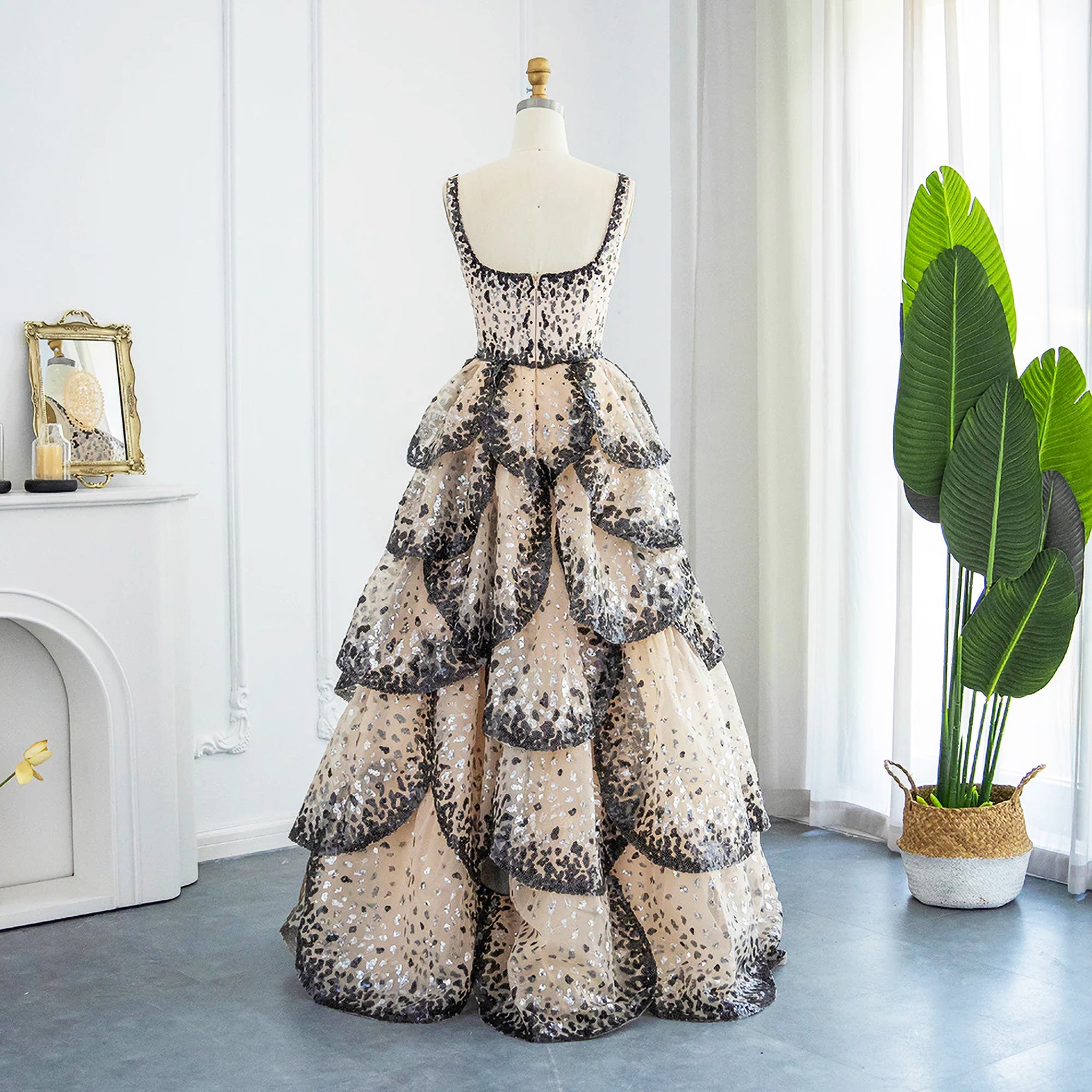 Sequin Tiered Petal Dress – BOUGIE GLITTER